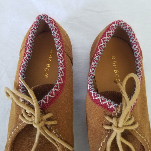 Bamboo palazzo lace up moccasin flats size 7.5 - Picture 4 of 12